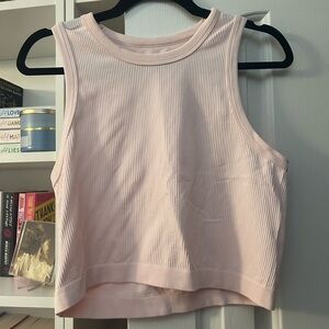 Pink Ribbed Pacsun Top